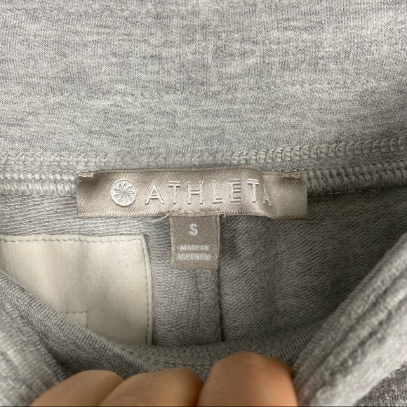 Athleta Bliss Joggers Heathered Grey Joggers Size Small - Picture 5 of 9